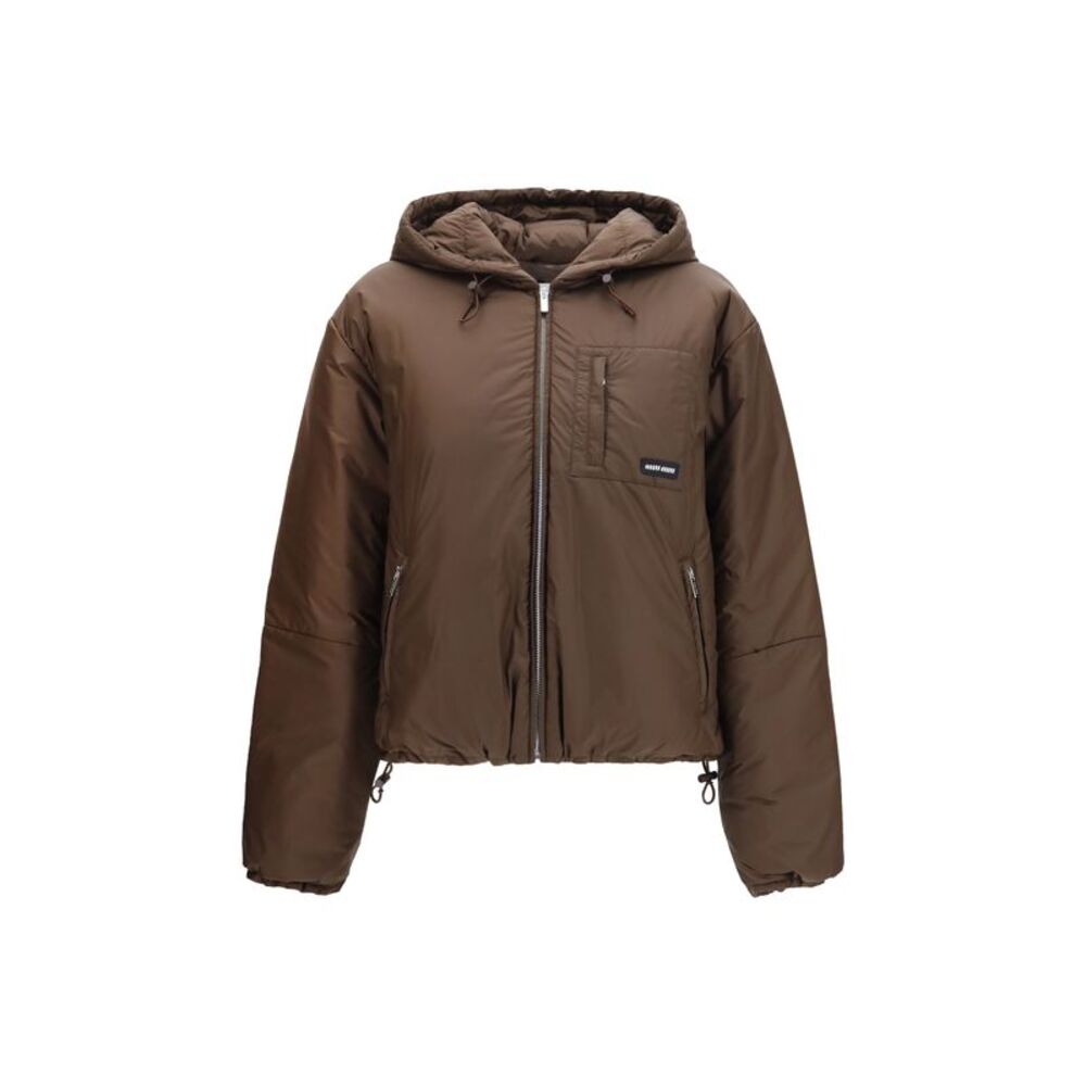 Miu Miu Women Short Ripstop Down Jacket